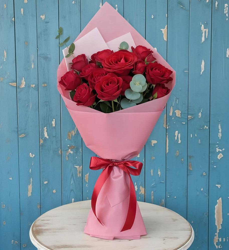 Букет цветов из: Розы в Поселок дачного хозяйства Жуковка