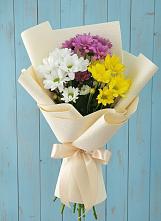 Букет цветов из:  Хризантемы в Поселок дачного хозяйства Жуковка