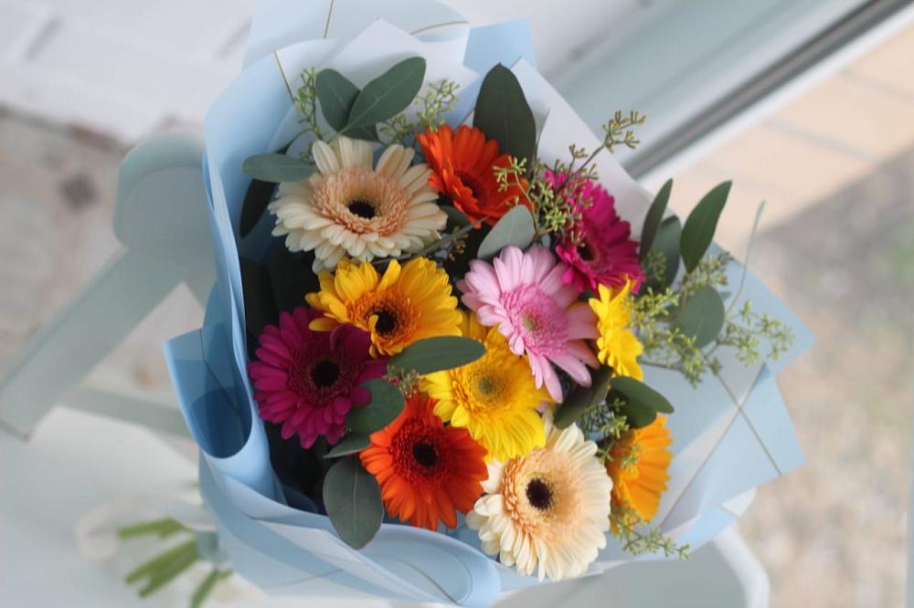 Букет цветов из: Герберы в Поселок дачного хозяйства Жуковка