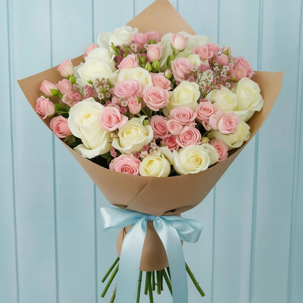 Букет цветов из: Розы в Поселок дачного хозяйства Жуковка
