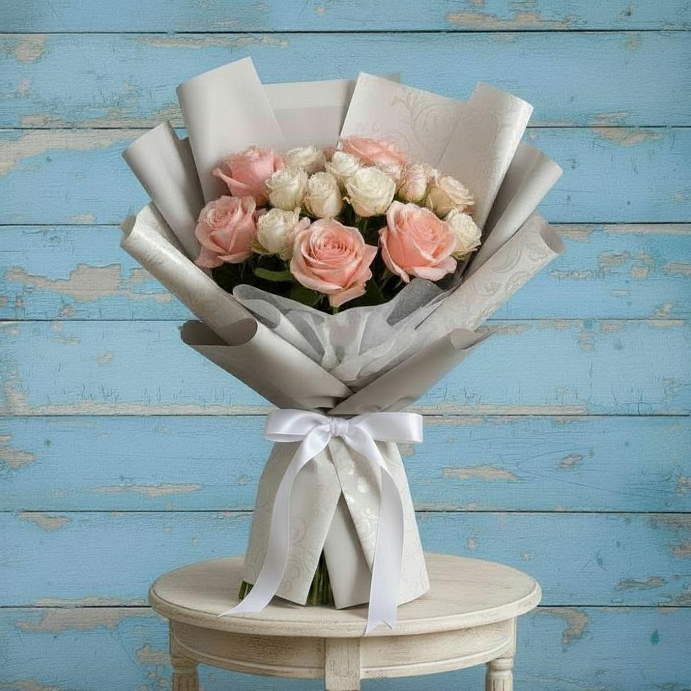 Букет цветов из: Розы в Поселок дачного хозяйства Жуковка