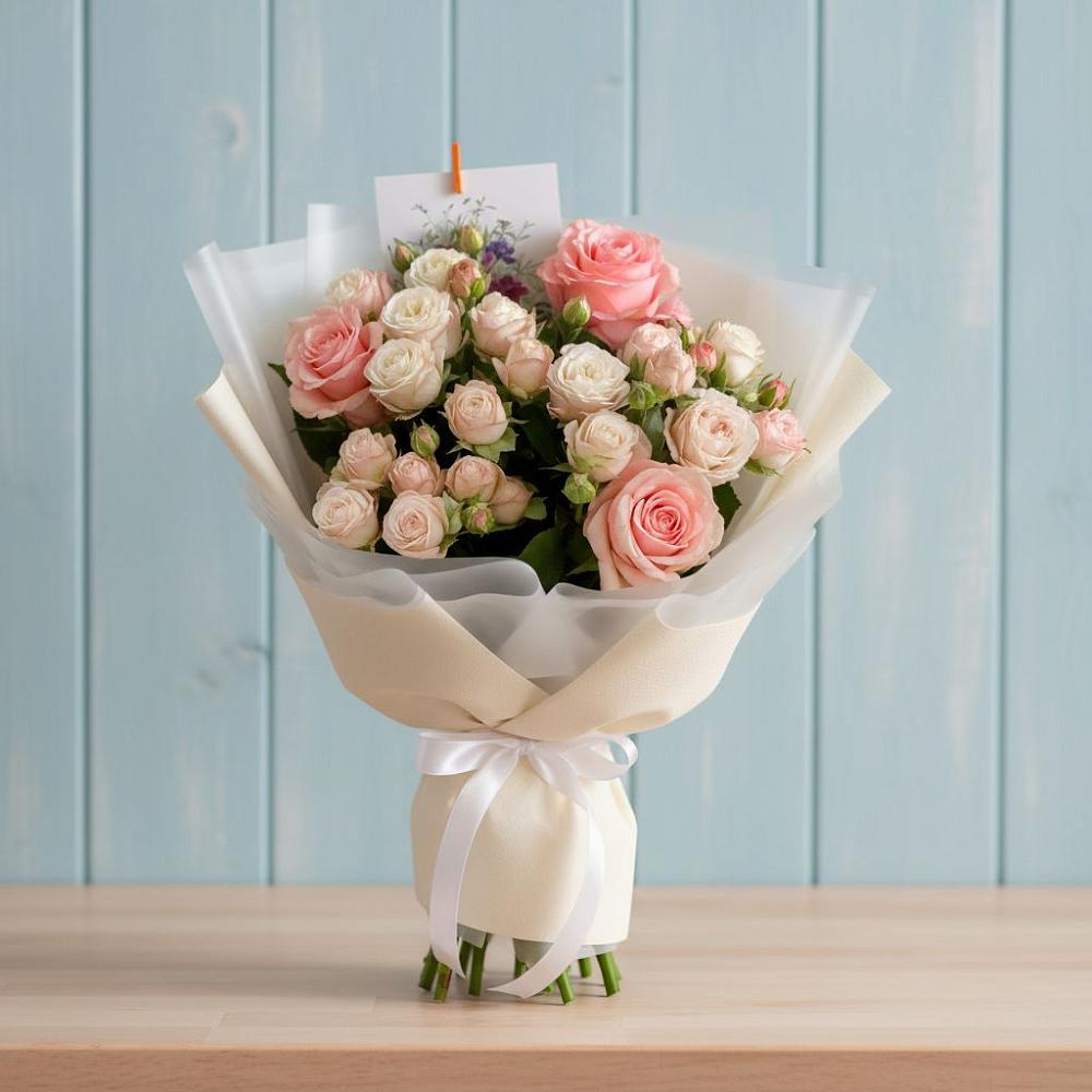 Букет цветов из: Розы в Поселок дачного хозяйства Жуковка