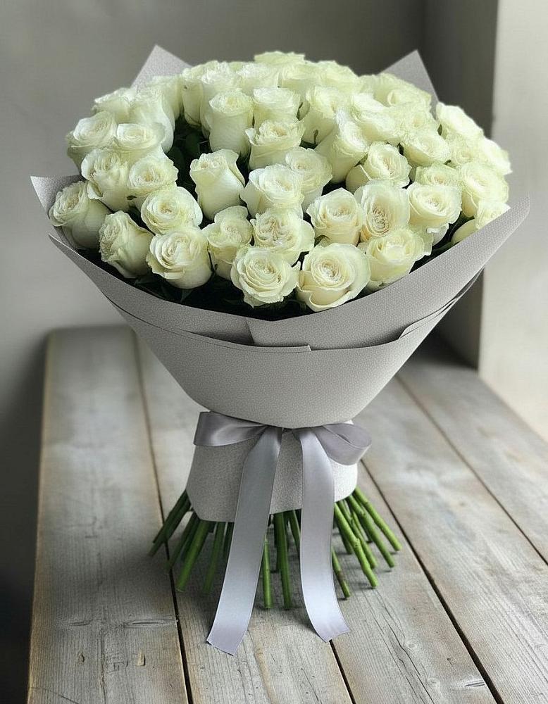 Букет 35 Белых роз в Поселок дачного хозяйства Жуковка