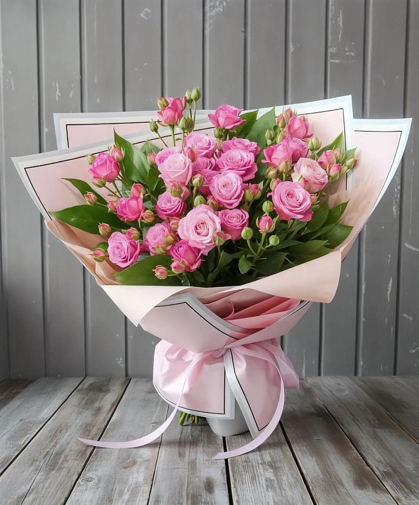Букет Розовый кустик в Поселок дачного хозяйства Жуковка