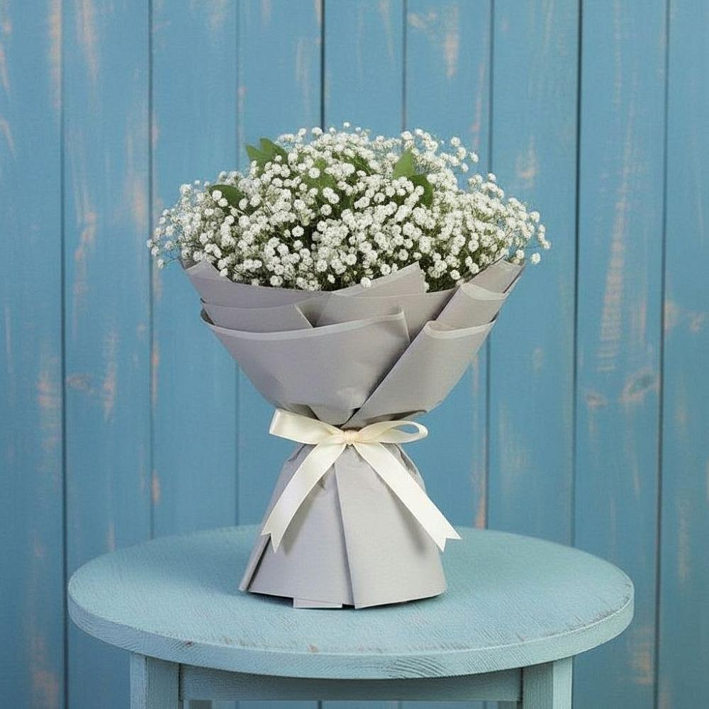 Букет цветов из: Гипсофила в Поселок дачного хозяйства Жуковка