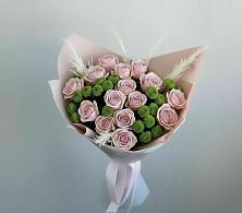 Букет цветов из:  Розы и Хризантемы в Поселок дачного хозяйства Жуковка