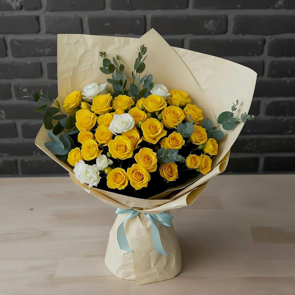 Букет цветов из: Розы в Поселок дачного хозяйства Жуковка
