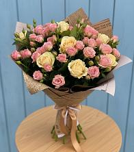 Букет цветов из:  Розы в Поселок дачного хозяйства Жуковка