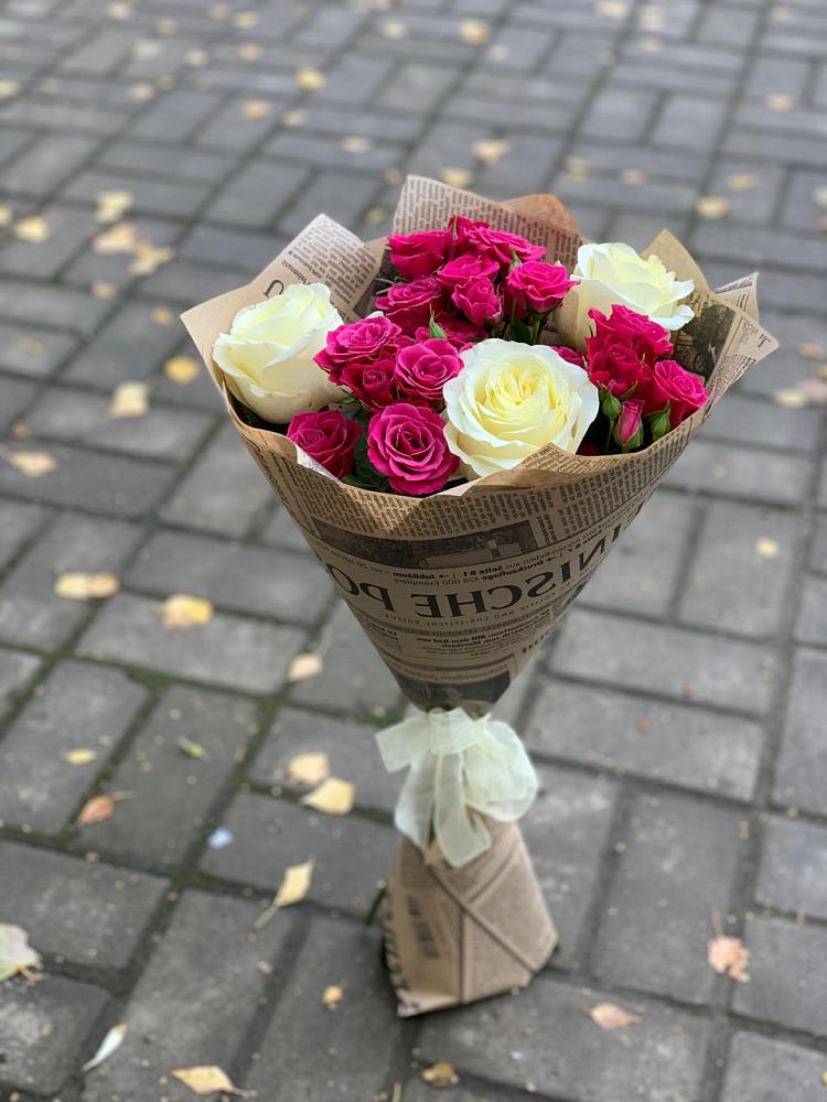 Букет цветов из: Розы в Поселок дачного хозяйства Жуковка