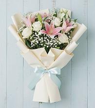 Букет цветов из:  Лилии в Поселок дачного хозяйства Жуковка