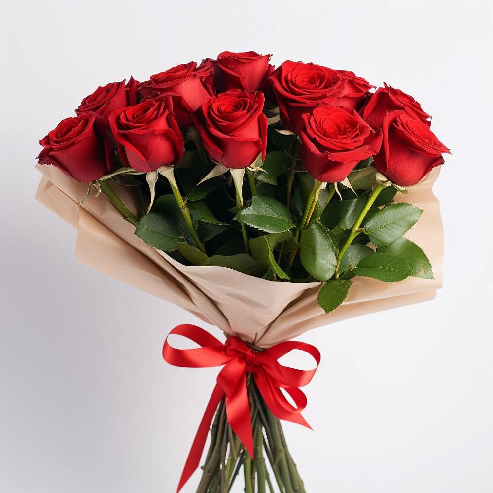 Букет 11 Красных роз Эдлесс Лав в Поселок дачного хозяйства Жуковка